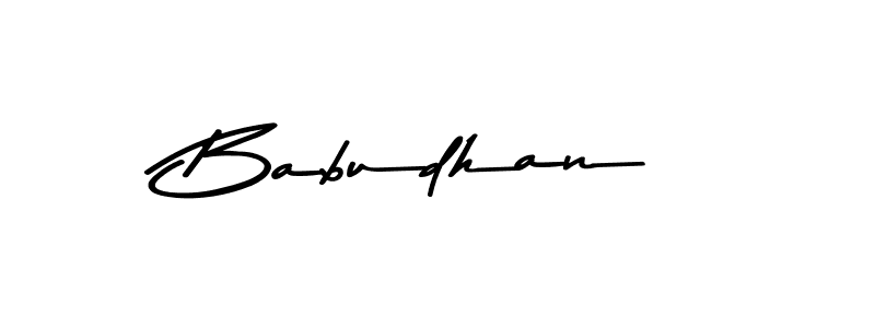 Use a signature maker to create a handwritten signature online. With this signature software, you can design (Asem Kandis PERSONAL USE) your own signature for name Babudhan. Babudhan signature style 9 images and pictures png