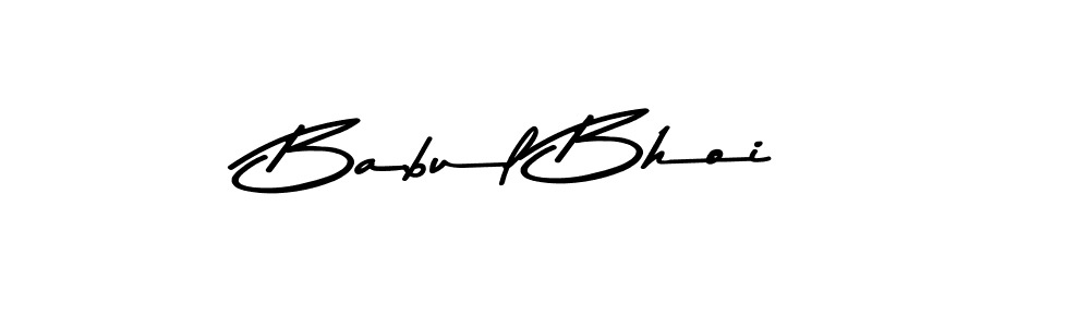 Use a signature maker to create a handwritten signature online. With this signature software, you can design (Asem Kandis PERSONAL USE) your own signature for name Babul Bhoi. Babul Bhoi signature style 9 images and pictures png