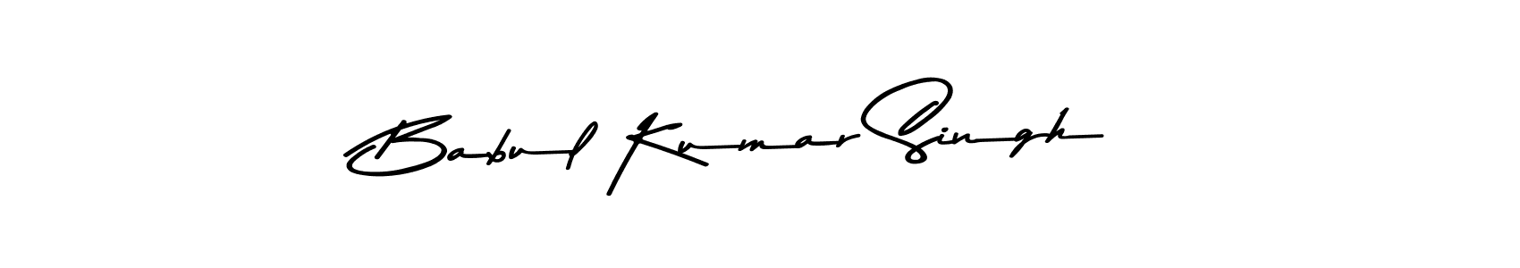 The best way (Asem Kandis PERSONAL USE) to make a short signature is to pick only two or three words in your name. The name Babul Kumar Singh include a total of six letters. For converting this name. Babul Kumar Singh signature style 9 images and pictures png