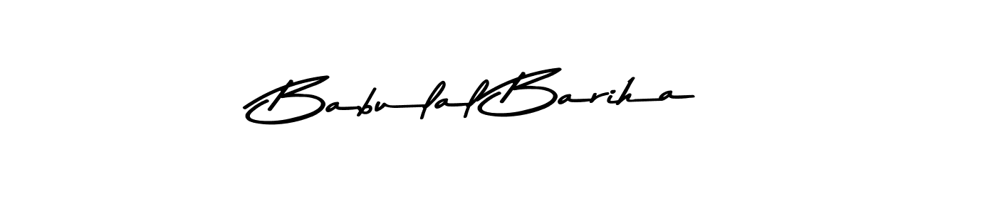 Make a beautiful signature design for name Babulal Bariha. With this signature (Asem Kandis PERSONAL USE) style, you can create a handwritten signature for free. Babulal Bariha signature style 9 images and pictures png