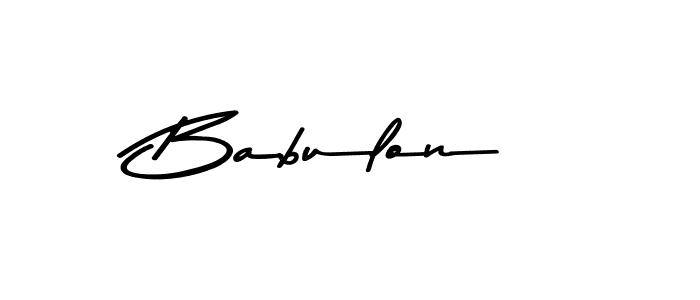 The best way (Asem Kandis PERSONAL USE) to make a short signature is to pick only two or three words in your name. The name Babulon include a total of six letters. For converting this name. Babulon signature style 9 images and pictures png