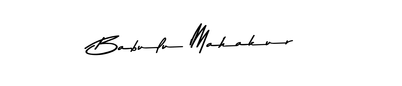 Also we have Babulu Mahakur name is the best signature style. Create professional handwritten signature collection using Asem Kandis PERSONAL USE autograph style. Babulu Mahakur signature style 9 images and pictures png