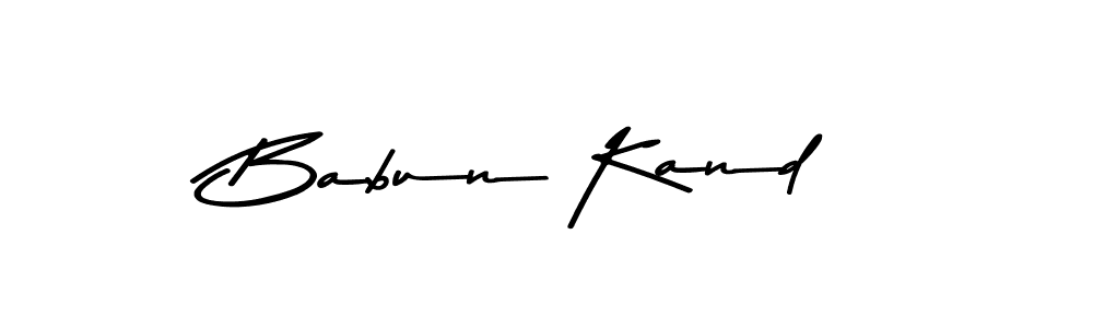 Also You can easily find your signature by using the search form. We will create Babun Kand name handwritten signature images for you free of cost using Asem Kandis PERSONAL USE sign style. Babun Kand signature style 9 images and pictures png