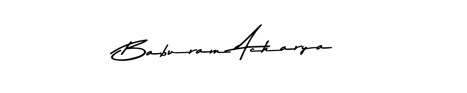Make a beautiful signature design for name Baburam Acharya. Use this online signature maker to create a handwritten signature for free. Baburam Acharya signature style 9 images and pictures png