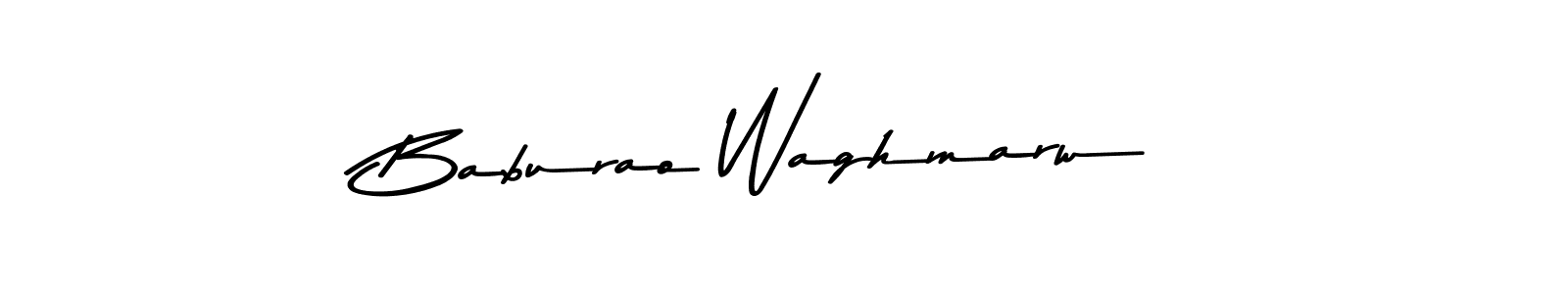 Create a beautiful signature design for name Baburao Waghmarw. With this signature (Asem Kandis PERSONAL USE) fonts, you can make a handwritten signature for free. Baburao Waghmarw signature style 9 images and pictures png