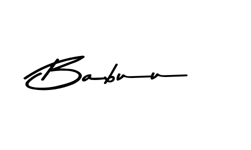 Create a beautiful signature design for name Babuu. With this signature (Asem Kandis PERSONAL USE) fonts, you can make a handwritten signature for free. Babuu signature style 9 images and pictures png