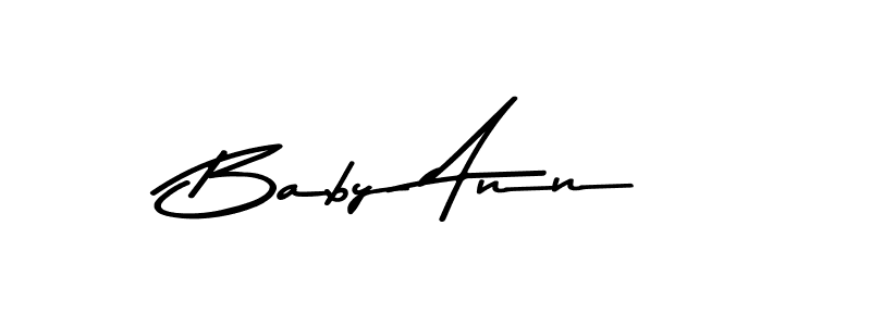 Use a signature maker to create a handwritten signature online. With this signature software, you can design (Asem Kandis PERSONAL USE) your own signature for name Baby Ann. Baby Ann signature style 9 images and pictures png