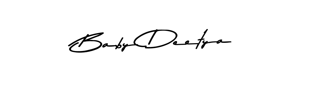 Baby Deetya stylish signature style. Best Handwritten Sign (Asem Kandis PERSONAL USE) for my name. Handwritten Signature Collection Ideas for my name Baby Deetya. Baby Deetya signature style 9 images and pictures png