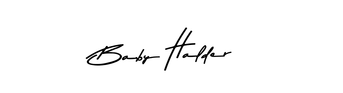 Use a signature maker to create a handwritten signature online. With this signature software, you can design (Asem Kandis PERSONAL USE) your own signature for name Baby Halder. Baby Halder signature style 9 images and pictures png