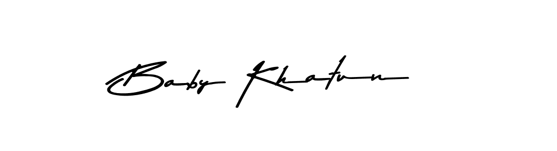 Baby Khatun stylish signature style. Best Handwritten Sign (Asem Kandis PERSONAL USE) for my name. Handwritten Signature Collection Ideas for my name Baby Khatun. Baby Khatun signature style 9 images and pictures png