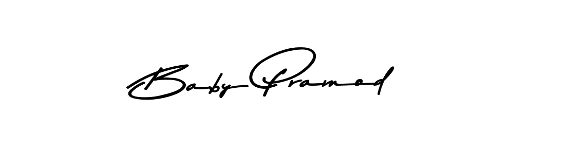 Design your own signature with our free online signature maker. With this signature software, you can create a handwritten (Asem Kandis PERSONAL USE) signature for name Baby Pramod. Baby Pramod signature style 9 images and pictures png