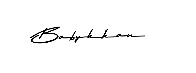 Similarly Asem Kandis PERSONAL USE is the best handwritten signature design. Signature creator online .You can use it as an online autograph creator for name Babykhan. Babykhan signature style 9 images and pictures png