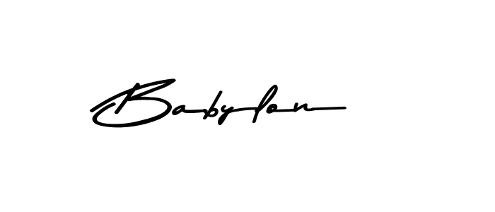 How to make Babylon signature? Asem Kandis PERSONAL USE is a professional autograph style. Create handwritten signature for Babylon name. Babylon signature style 9 images and pictures png