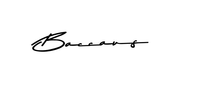 You should practise on your own different ways (Asem Kandis PERSONAL USE) to write your name (Baccaus) in signature. don't let someone else do it for you. Baccaus signature style 9 images and pictures png