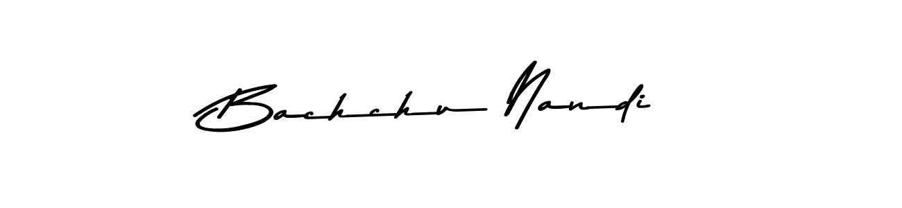 Create a beautiful signature design for name Bachchu Nandi. With this signature (Asem Kandis PERSONAL USE) fonts, you can make a handwritten signature for free. Bachchu Nandi signature style 9 images and pictures png