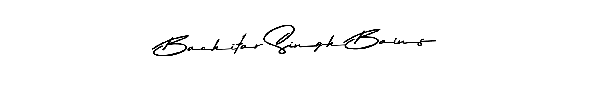 This is the best signature style for the Bachitar Singh Bains name. Also you like these signature font (Asem Kandis PERSONAL USE). Mix name signature. Bachitar Singh Bains signature style 9 images and pictures png