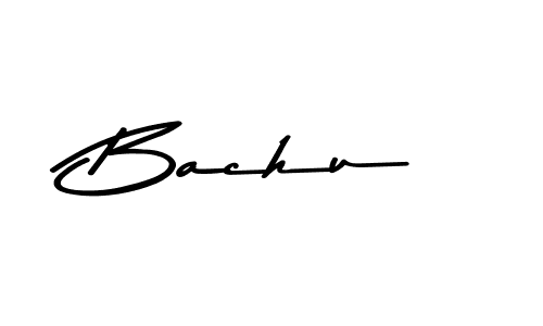 Design your own signature with our free online signature maker. With this signature software, you can create a handwritten (Asem Kandis PERSONAL USE) signature for name Bachu. Bachu signature style 9 images and pictures png