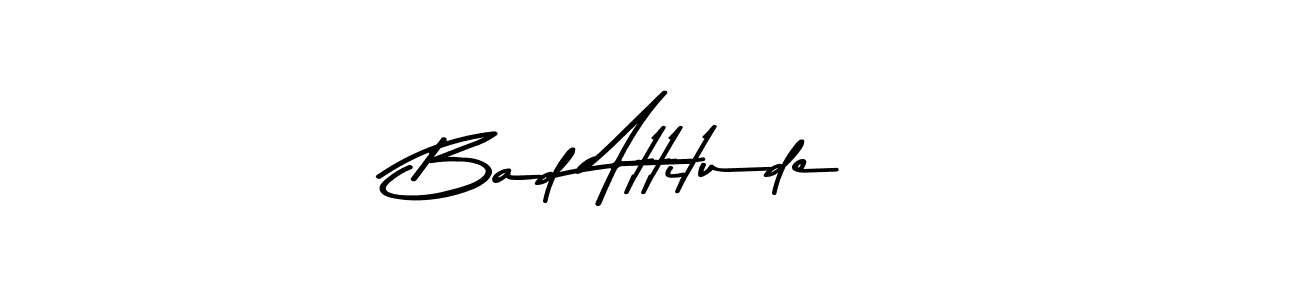 How to make Bad Attitude! signature? Asem Kandis PERSONAL USE is a professional autograph style. Create handwritten signature for Bad Attitude! name. Bad Attitude! signature style 9 images and pictures png