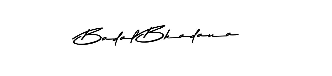 Similarly Asem Kandis PERSONAL USE is the best handwritten signature design. Signature creator online .You can use it as an online autograph creator for name Badal Bhadana. Badal Bhadana signature style 9 images and pictures png