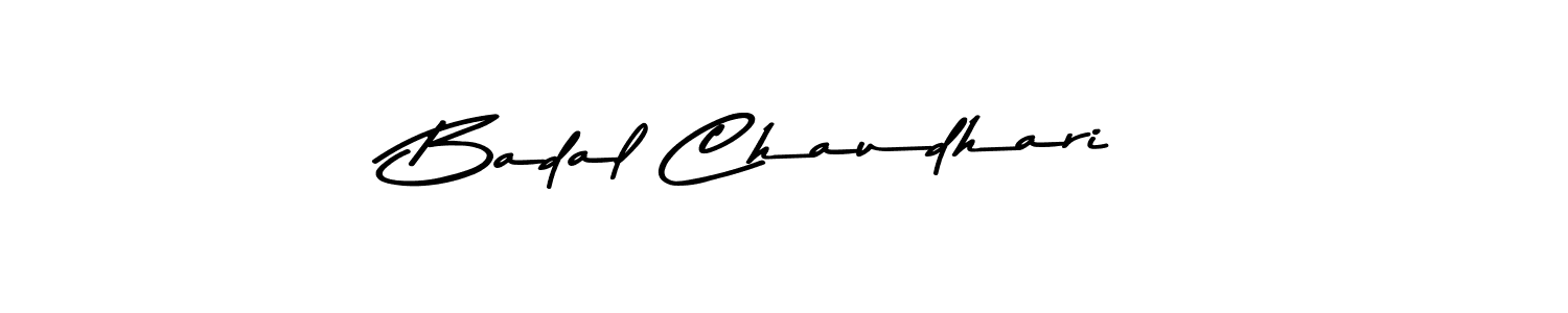 Use a signature maker to create a handwritten signature online. With this signature software, you can design (Asem Kandis PERSONAL USE) your own signature for name Badal Chaudhari. Badal Chaudhari signature style 9 images and pictures png