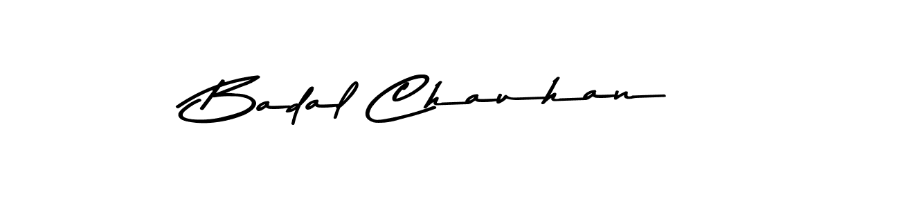 Design your own signature with our free online signature maker. With this signature software, you can create a handwritten (Asem Kandis PERSONAL USE) signature for name Badal Chauhan. Badal Chauhan signature style 9 images and pictures png