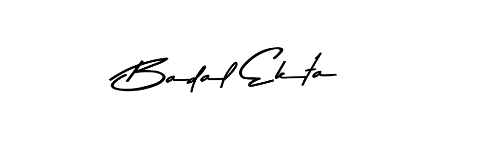 You can use this online signature creator to create a handwritten signature for the name Badal Ekta. This is the best online autograph maker. Badal Ekta signature style 9 images and pictures png