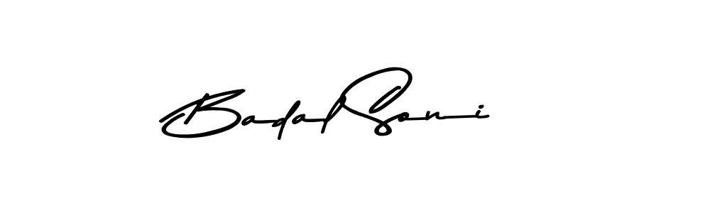 Similarly Asem Kandis PERSONAL USE is the best handwritten signature design. Signature creator online .You can use it as an online autograph creator for name Badal Soni. Badal Soni signature style 9 images and pictures png