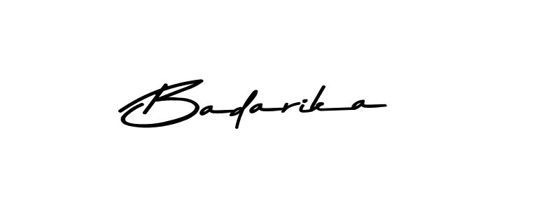 You should practise on your own different ways (Asem Kandis PERSONAL USE) to write your name (Badarika) in signature. don't let someone else do it for you. Badarika signature style 9 images and pictures png