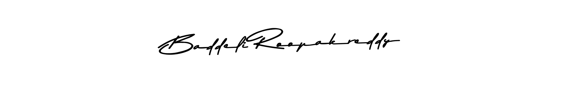 Baddeli Roopakreddy stylish signature style. Best Handwritten Sign (Asem Kandis PERSONAL USE) for my name. Handwritten Signature Collection Ideas for my name Baddeli Roopakreddy. Baddeli Roopakreddy signature style 9 images and pictures png