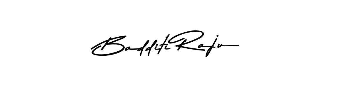 Make a beautiful signature design for name Badditi Raju. With this signature (Asem Kandis PERSONAL USE) style, you can create a handwritten signature for free. Badditi Raju signature style 9 images and pictures png