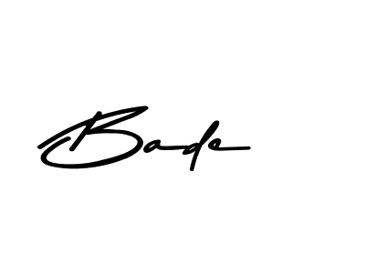 How to make Bade signature? Asem Kandis PERSONAL USE is a professional autograph style. Create handwritten signature for Bade name. Bade signature style 9 images and pictures png