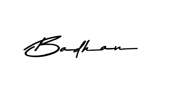 Similarly Asem Kandis PERSONAL USE is the best handwritten signature design. Signature creator online .You can use it as an online autograph creator for name Badhan. Badhan signature style 9 images and pictures png