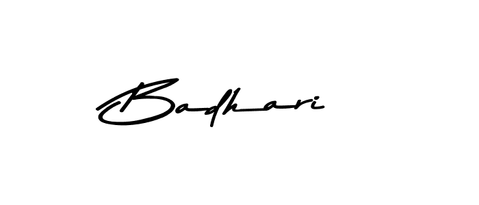 The best way (Asem Kandis PERSONAL USE) to make a short signature is to pick only two or three words in your name. The name Badhari include a total of six letters. For converting this name. Badhari signature style 9 images and pictures png