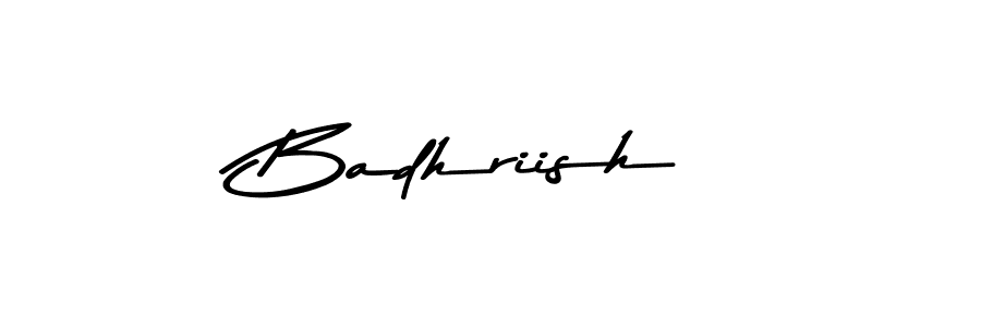 You should practise on your own different ways (Asem Kandis PERSONAL USE) to write your name (Badhriish) in signature. don't let someone else do it for you. Badhriish signature style 9 images and pictures png