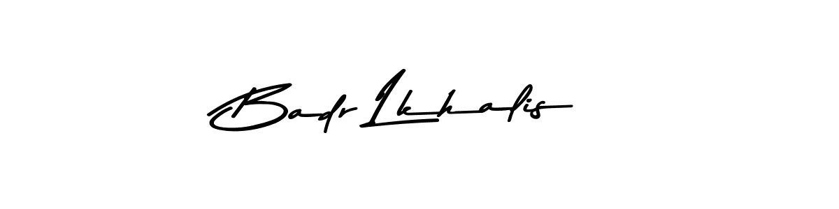 How to make Badr Lkhalis name signature. Use Asem Kandis PERSONAL USE style for creating short signs online. This is the latest handwritten sign. Badr Lkhalis signature style 9 images and pictures png