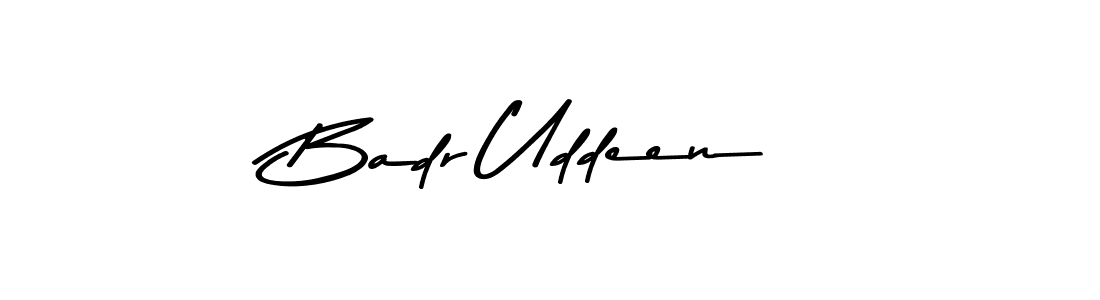 Use a signature maker to create a handwritten signature online. With this signature software, you can design (Asem Kandis PERSONAL USE) your own signature for name Badr Uddeen. Badr Uddeen signature style 9 images and pictures png