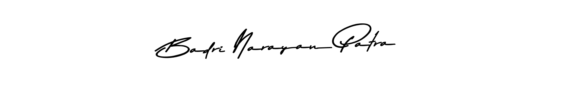 Make a beautiful signature design for name Badri Narayan Patra. With this signature (Asem Kandis PERSONAL USE) style, you can create a handwritten signature for free. Badri Narayan Patra signature style 9 images and pictures png