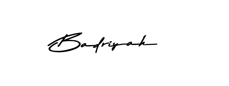 Badriyah stylish signature style. Best Handwritten Sign (Asem Kandis PERSONAL USE) for my name. Handwritten Signature Collection Ideas for my name Badriyah. Badriyah signature style 9 images and pictures png