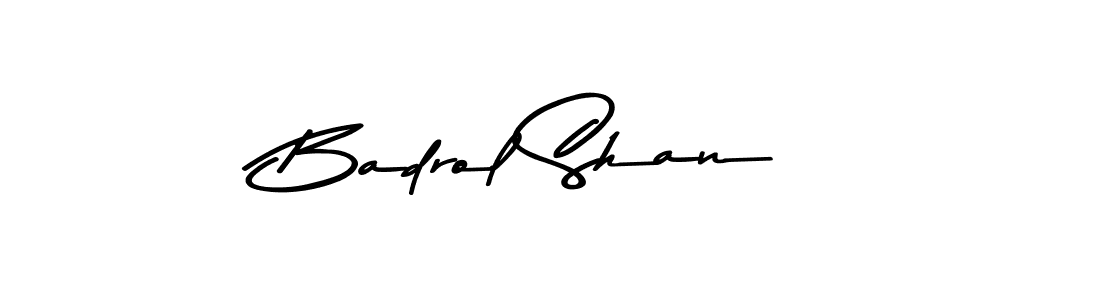 How to Draw Badrol Shan signature style? Asem Kandis PERSONAL USE is a latest design signature styles for name Badrol Shan. Badrol Shan signature style 9 images and pictures png