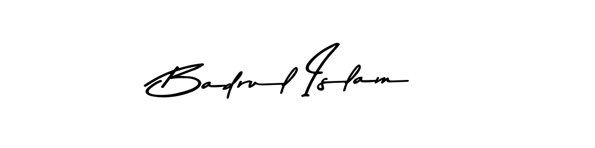 Design your own signature with our free online signature maker. With this signature software, you can create a handwritten (Asem Kandis PERSONAL USE) signature for name Badrul Islam. Badrul Islam signature style 9 images and pictures png