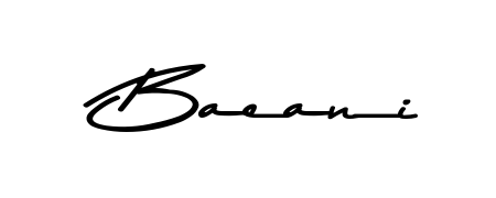 How to Draw Baeani signature style? Asem Kandis PERSONAL USE is a latest design signature styles for name Baeani. Baeani signature style 9 images and pictures png