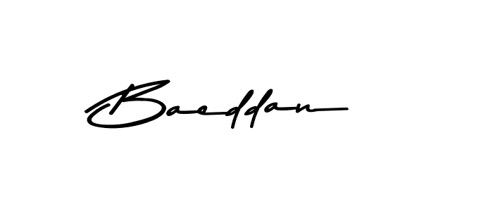 Make a beautiful signature design for name Baeddan. With this signature (Asem Kandis PERSONAL USE) style, you can create a handwritten signature for free. Baeddan signature style 9 images and pictures png