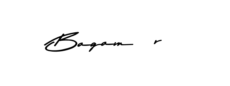 Create a beautiful signature design for name BagamÉr. With this signature (Asem Kandis PERSONAL USE) fonts, you can make a handwritten signature for free. BagamÉr signature style 9 images and pictures png