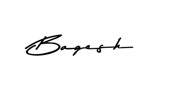 Design your own signature with our free online signature maker. With this signature software, you can create a handwritten (Asem Kandis PERSONAL USE) signature for name Bagesh. Bagesh signature style 9 images and pictures png