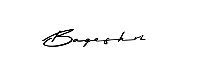 How to make Bageshri name signature. Use Asem Kandis PERSONAL USE style for creating short signs online. This is the latest handwritten sign. Bageshri signature style 9 images and pictures png