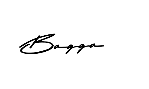 Design your own signature with our free online signature maker. With this signature software, you can create a handwritten (Asem Kandis PERSONAL USE) signature for name Bagga. Bagga signature style 9 images and pictures png