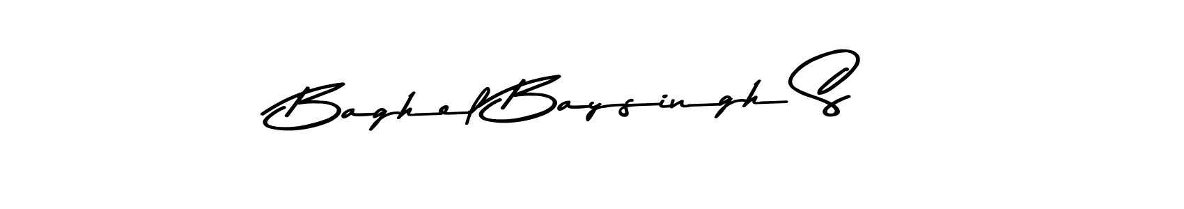 You should practise on your own different ways (Asem Kandis PERSONAL USE) to write your name (Baghel Baysingh S) in signature. don't let someone else do it for you. Baghel Baysingh S signature style 9 images and pictures png