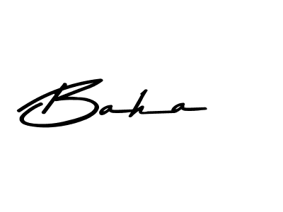 The best way (Asem Kandis PERSONAL USE) to make a short signature is to pick only two or three words in your name. The name Baha include a total of six letters. For converting this name. Baha signature style 9 images and pictures png