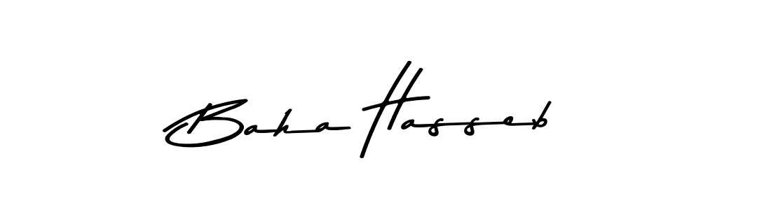 Here are the top 10 professional signature styles for the name Baha Hasseb. These are the best autograph styles you can use for your name. Baha Hasseb signature style 9 images and pictures png