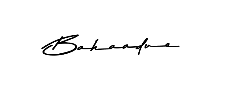 Create a beautiful signature design for name Bahaadue. With this signature (Asem Kandis PERSONAL USE) fonts, you can make a handwritten signature for free. Bahaadue signature style 9 images and pictures png